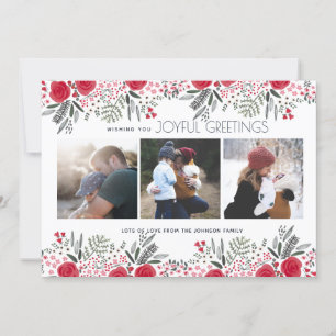 Saludos alegres del Jardín Botánico   Tarjeta foto