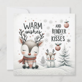 Saludos cálidos y tarjetas de saludo de besos de r