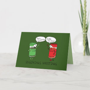 Saludos con Especias - Tarjeta divertida de Navida
