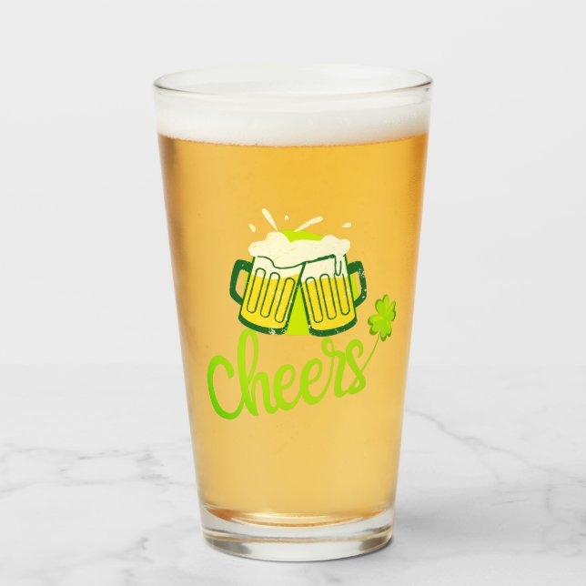 Saludos con Shamrock - Día de San Patricio (Anverso (lleno))