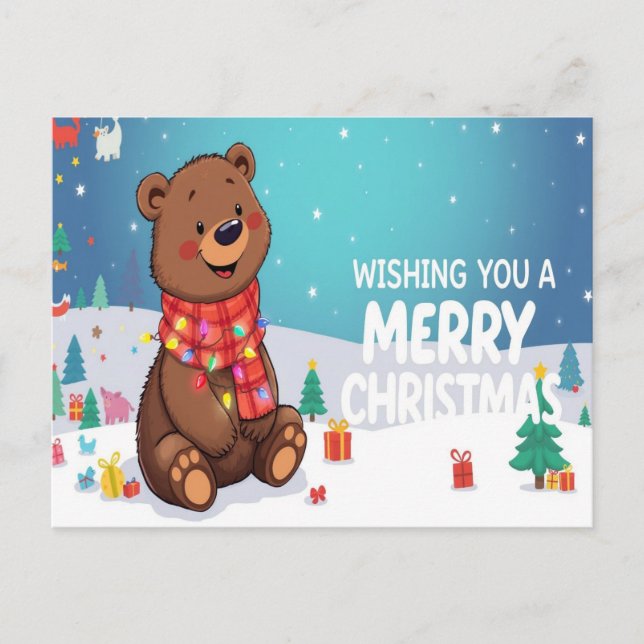 Saludos con tarjeta postal (Anverso)