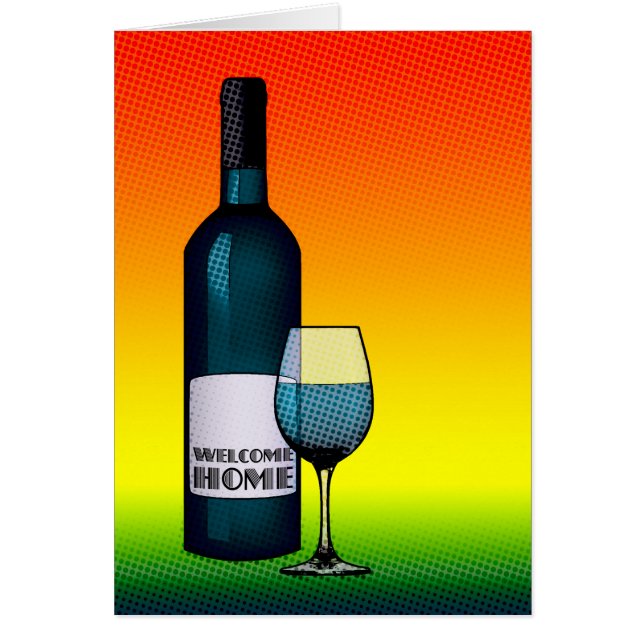 saludos de bienvenida en casa (Frente)