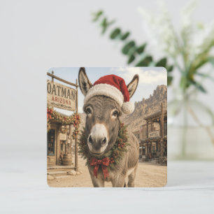 Saludos de burro de Navidad de Oatman