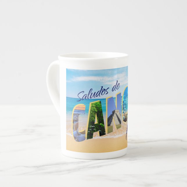 Saludos de Cancun - saludos de la taza de la taza (Izquierda)