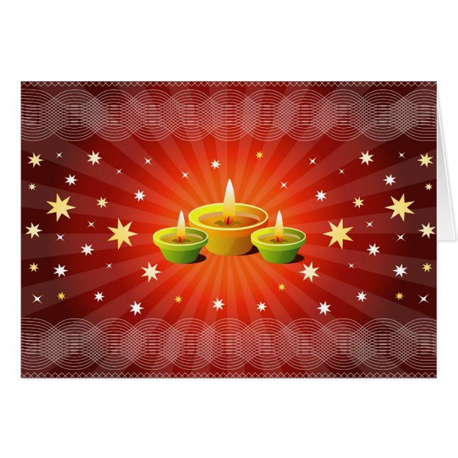 Saludos de Diwali (Anverso (Horizontal))