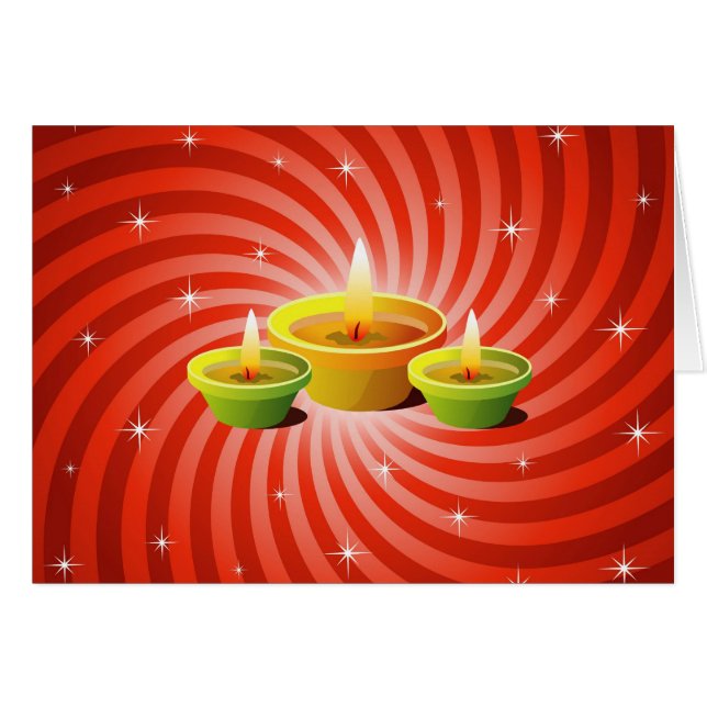 Saludos de Diwali (Anverso (Horizontal))