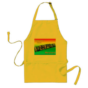 Saludos de Frederick que cocina el delantal