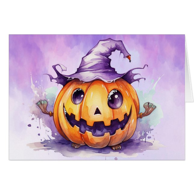 Saludos de Halloween (Anverso (Horizontal))
