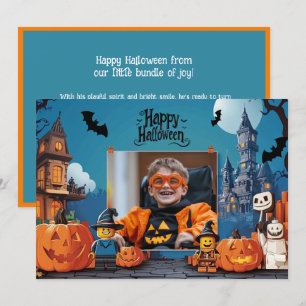 Saludos de Halloween con tarjeta de foto personali