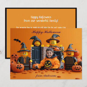 Saludos de Halloween con tarjeta de foto personali