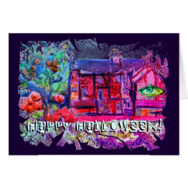 Saludos de Halloween de Newtown, Powys, Gales