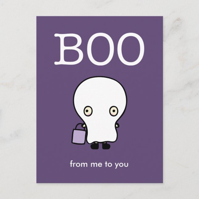 Saludos de Halloween para los niños postales (Anverso)