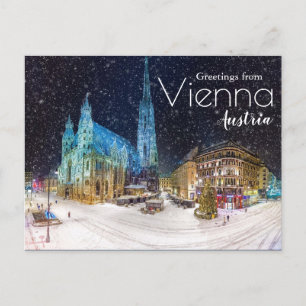Saludos de invierno de Austria Tarjeta postal de N