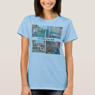 Saludos de la camisa de Italia