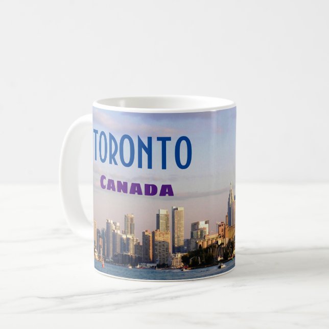 Saludos de la Copa Coffee Mug de Toronto Canadá (Anverso izquierdo)
