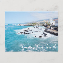 Saludos de la postal de Tenerife