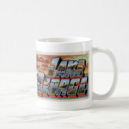 Saludos de la taza de la postal del café de George