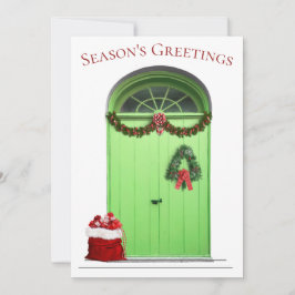 Saludos de la temporada de Navidad Plantilla de pu