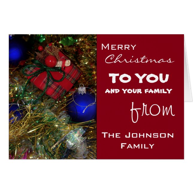 Saludos de Navidad (Anverso (Horizontal))