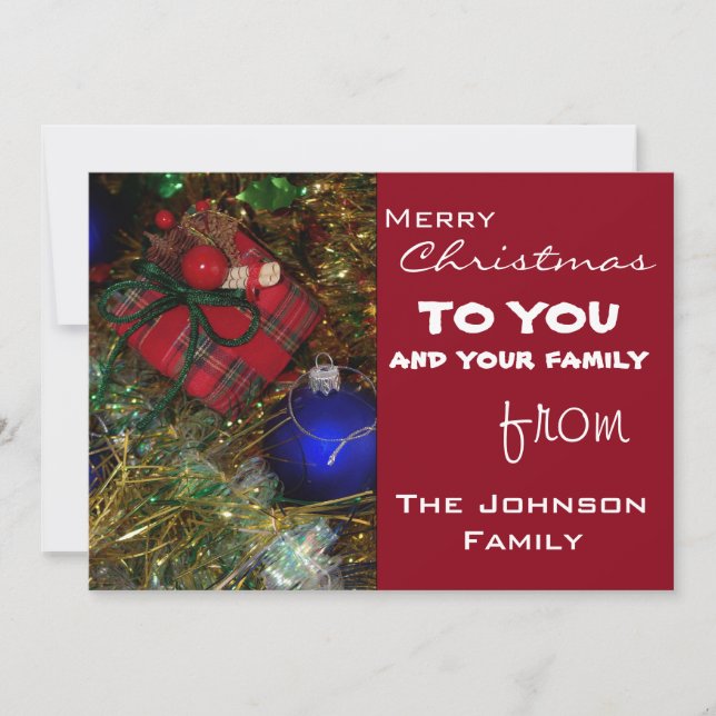 Saludos de Navidad (Anverso)