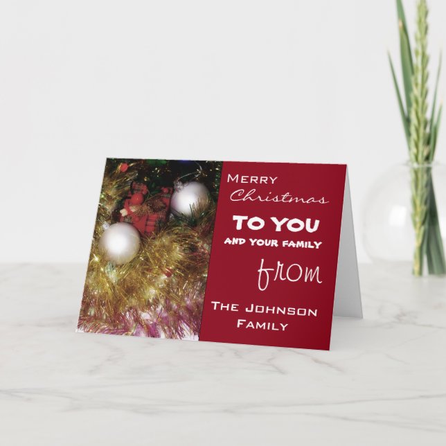 Saludos de Navidad (Anverso)