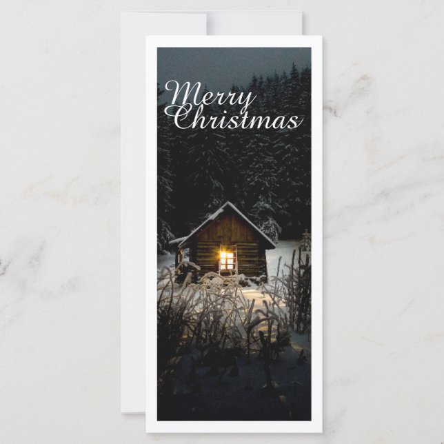 Saludos de Navidad con Casa de Bruja (Anverso)