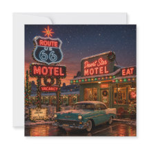 Saludos de Navidad de Neon Motel Ruta 66