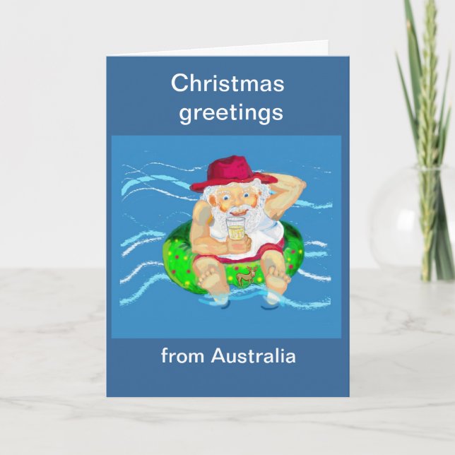 Saludos de Navidad desde Australia (Anverso)