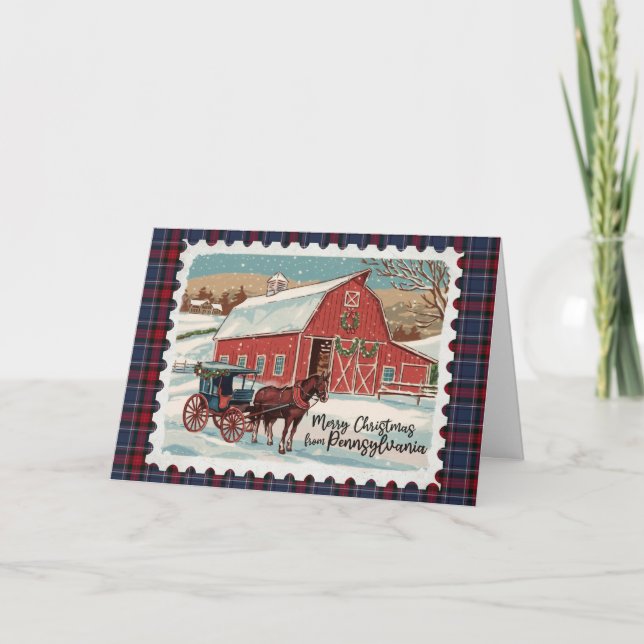 Saludos de Navidad desde Pensilvania (Anverso)