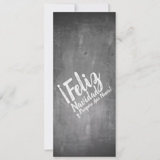 Saludos de Navidad en La Pizarra (Anverso)