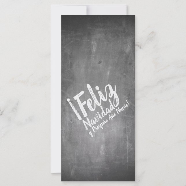 Saludos de Navidad en La Pizarra (Anverso)