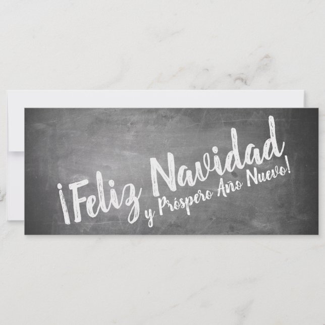 Saludos de Navidad en La Pizarra (Anverso)