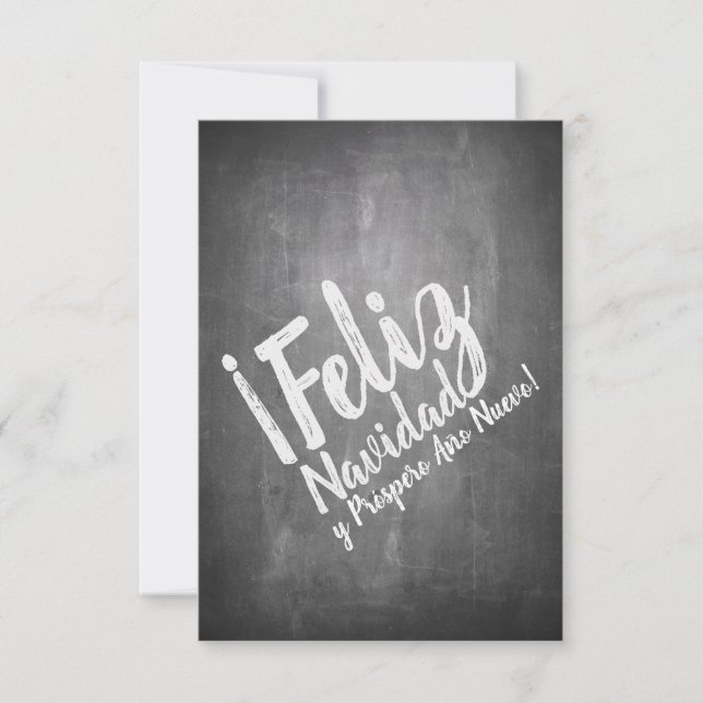 Saludos de Navidad en La Pizarra (Anverso)