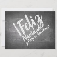 Saludos De Navidad en La Pizarra