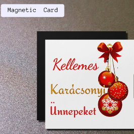 Saludos de Navidad húngaro