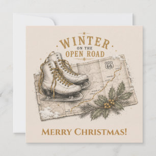 Saludos de Navidad por la ruta 66 boho