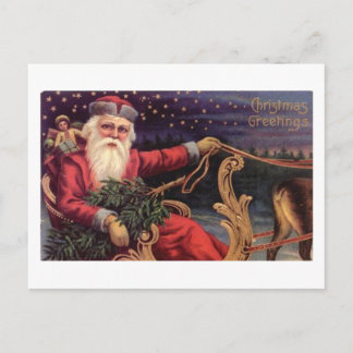 Saludos de Navidad Santa Sleigh