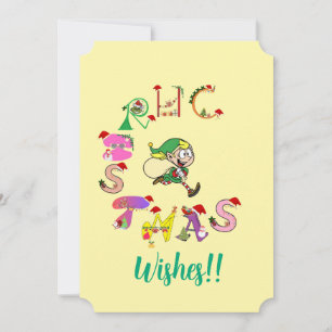 ¡Saludos de Navidad y de los duendes!