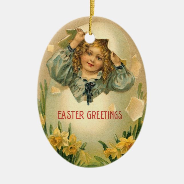 Saludos de Pascua de Victoria - Ornamento (Frente)