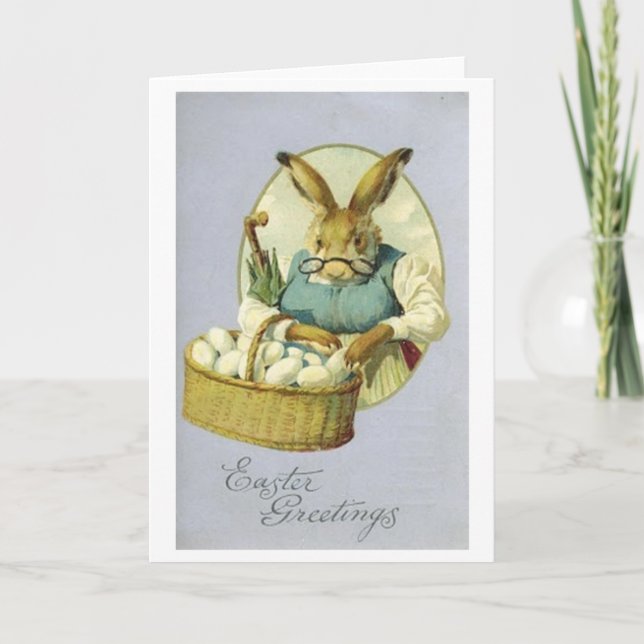 ¡Saludos de Pascua! Tarjeta de felicitación de (Anverso)