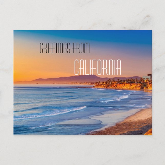 saludos de postal de california (Anverso)