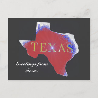 saludos de postal del estado de texas