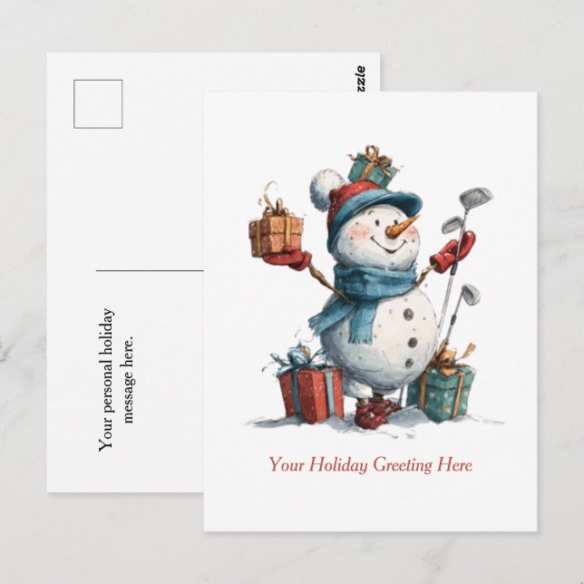 Saludos de Seaon — Postales navideñas de "Tee Styl (Anverso / Reverso)