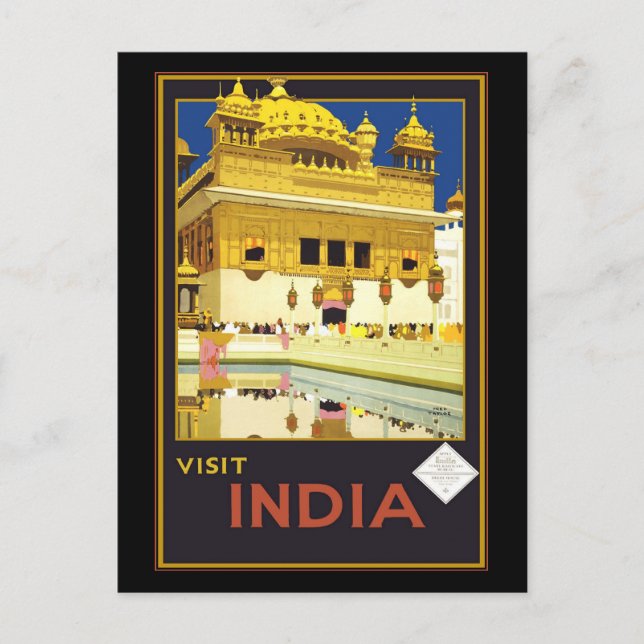 Saludos de Tarjeta India (Anverso)