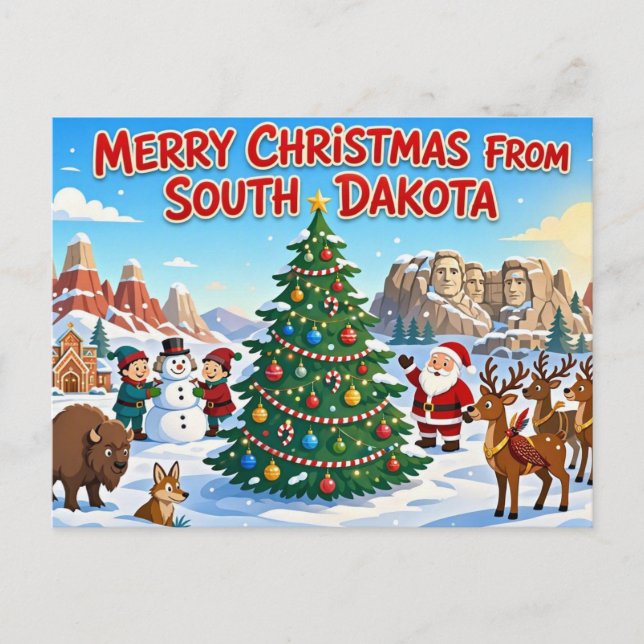 Saludos de Tarjeta Postal (Anverso)