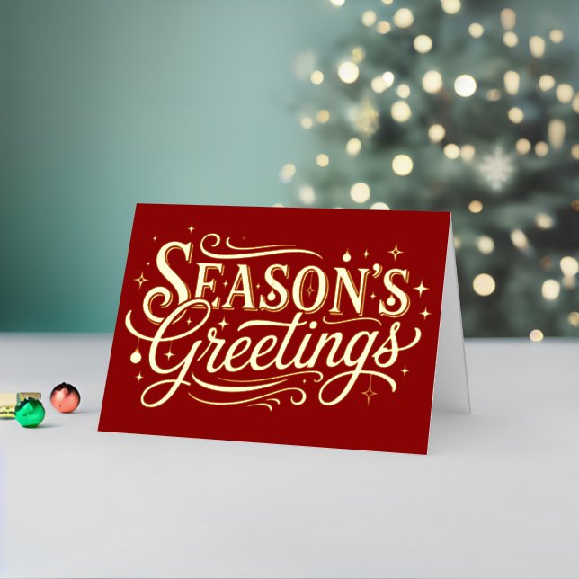 Saludos de temporada de Navidad Retro Vintage (Vacaciones in situ 2)