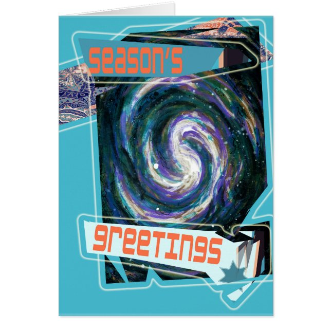 ¡Saludos de temporada de una galaxia lejana! (Frente)