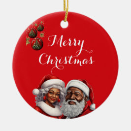 Saludos de temporada - Ornamento afroamericano