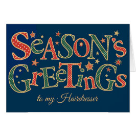 Saludos de temporada para Hairdresser Polkas