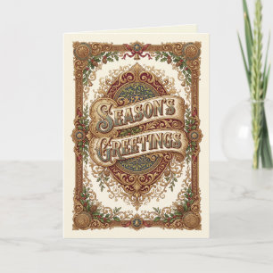 Saludos de Temporada Vintage Navidad